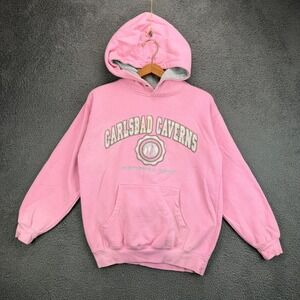 Prairie‎ Mountain Carlsbad Caverns National Park Pink Hoodie Sweatshirt Small